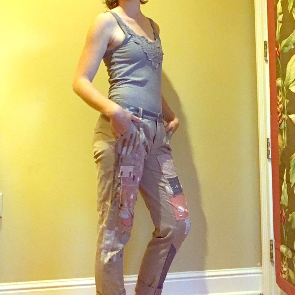 Cool Patchwork Pants